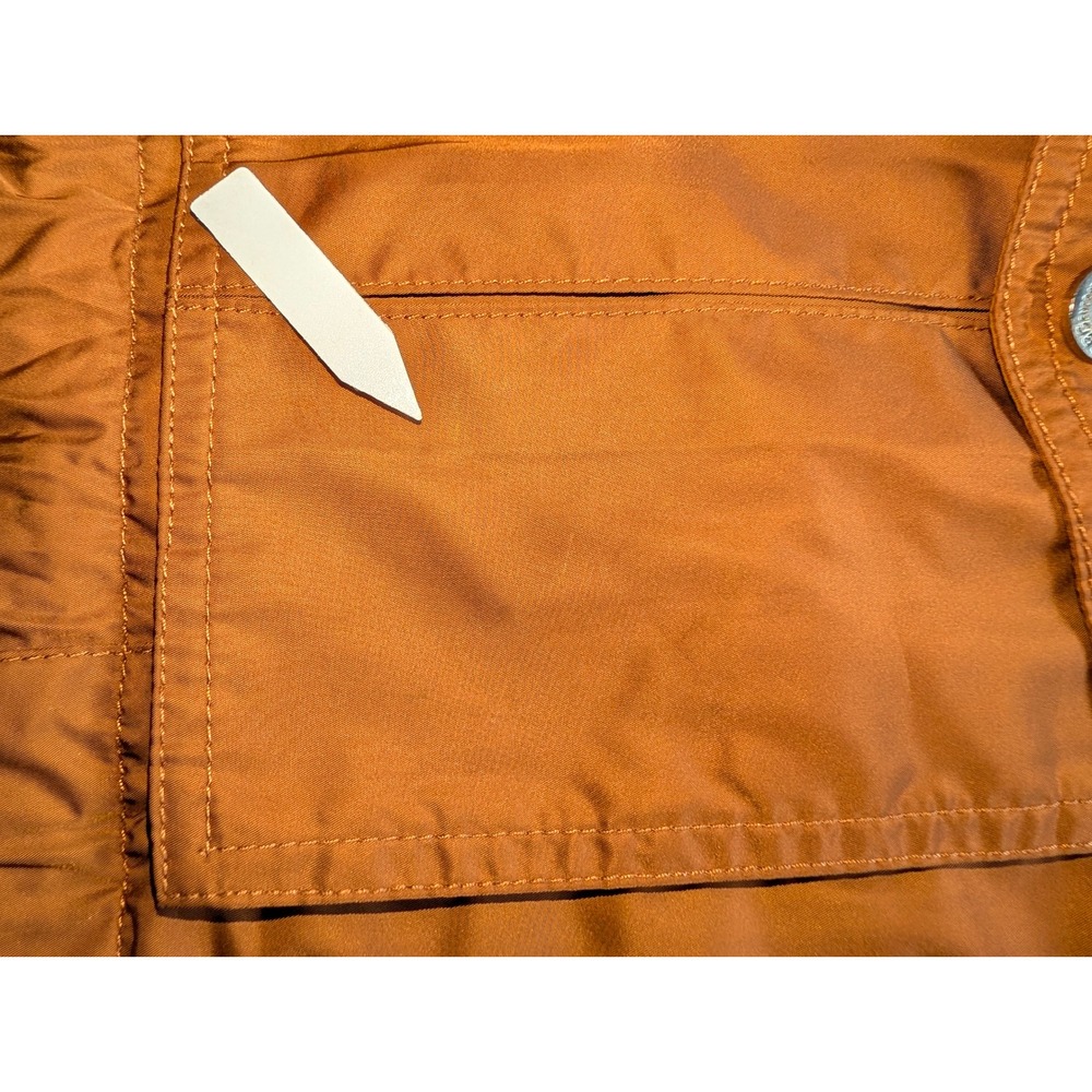 BCBGeneration XS Womens Ginger Brown Utility Jacket Moto Quilted Cinched Waist - Picture 5 of 10